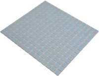 Glas Eisblau Mosaikfliese für Küche & Bad Papierverklebte Plättli