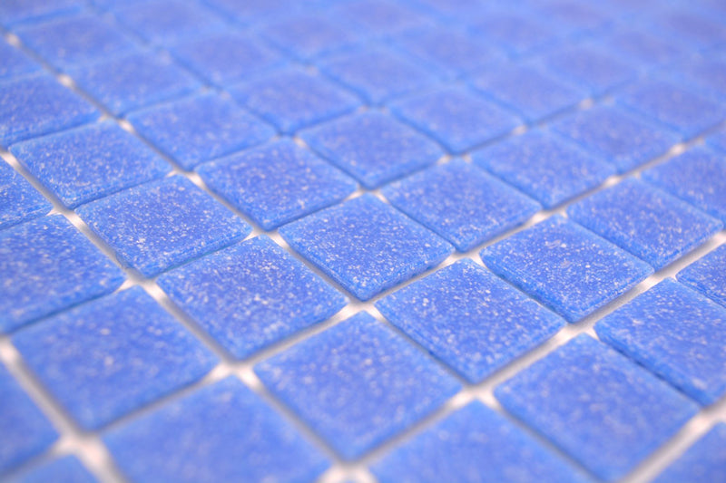 Glas Mosaikfliese Pool Atlantic Blau Plättli
