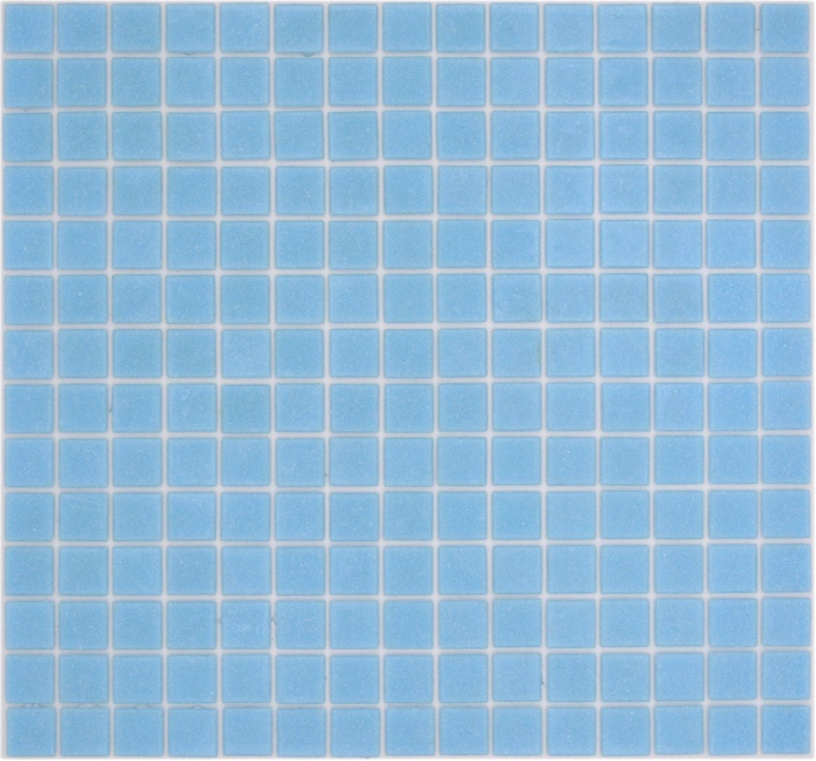 Glas Mosaikfliese Pool Sky Blau