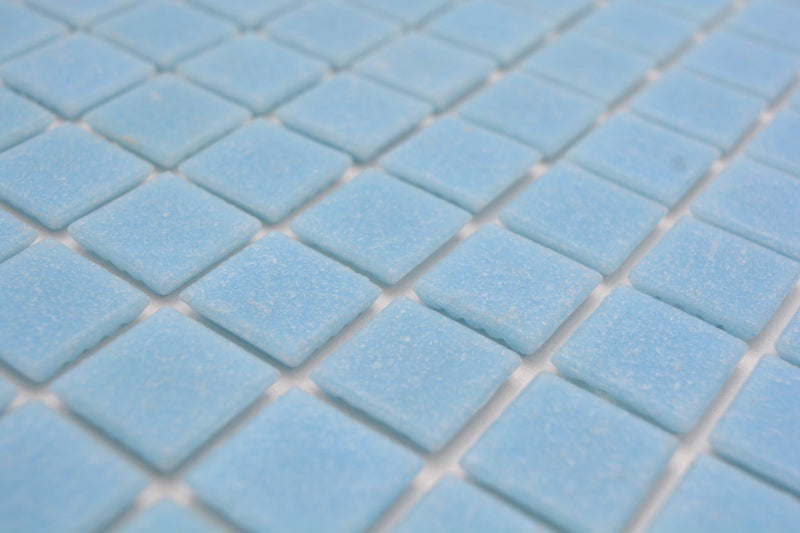 Glas Mosaikfliese Pool Sky Blau Plättli