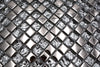 Glas Mosaikfliese Silber Metallic Crystal Plättli