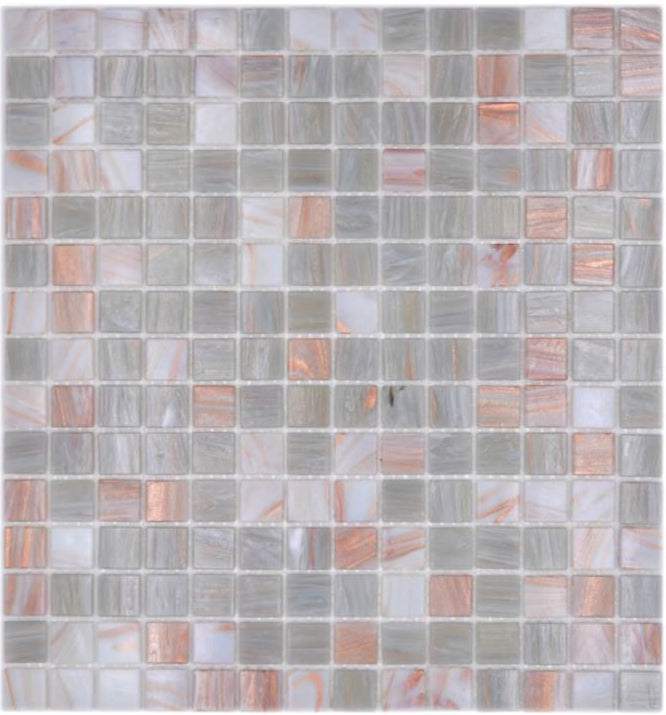 Glas Mosaikfliesen Kupfer Perlmutt für Wand- & Bodenfliese
