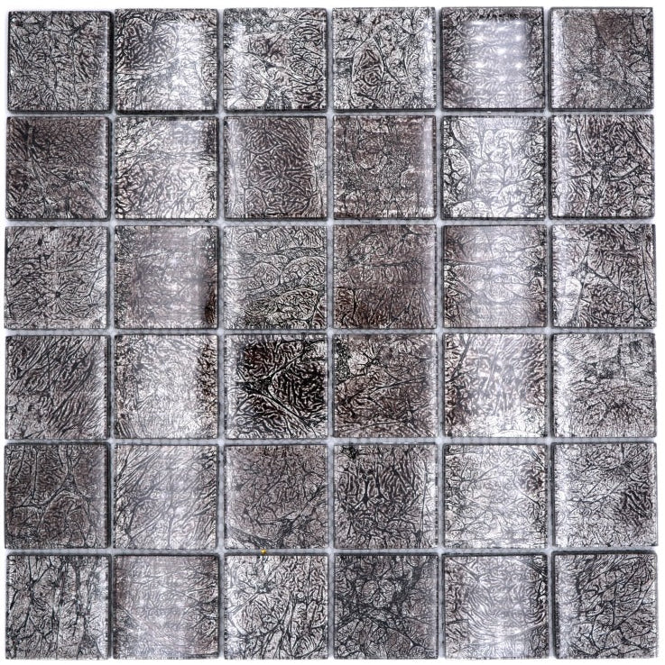 Glas Schwarz Mosaik Fliesen Matte