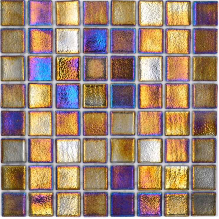 Glasmosaik Plättli Royal Shimmer Pool, Küche & Bad