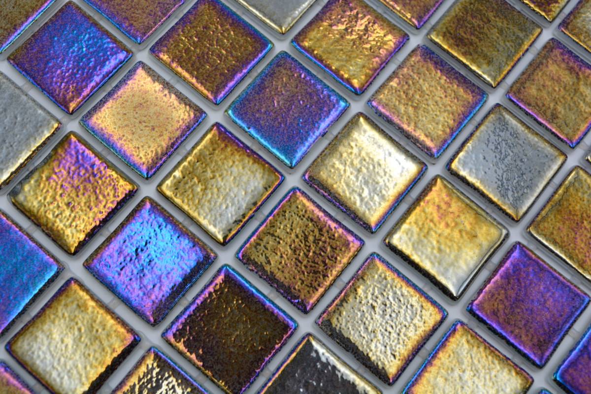 Glasmosaik Plättli Royal Shimmer Pool, Küche & Bad Top Qualität