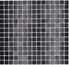 Glasmosaik Schwarz Noir für Wand und Boden 327 × 305 mm