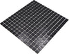 Glasmosaik Schwarz Noir für Wand und Boden 327 × 305 mm Matt