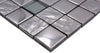 Glasmosaikfliese Bern Chrome mit Muster 300 x 300 mm Muster