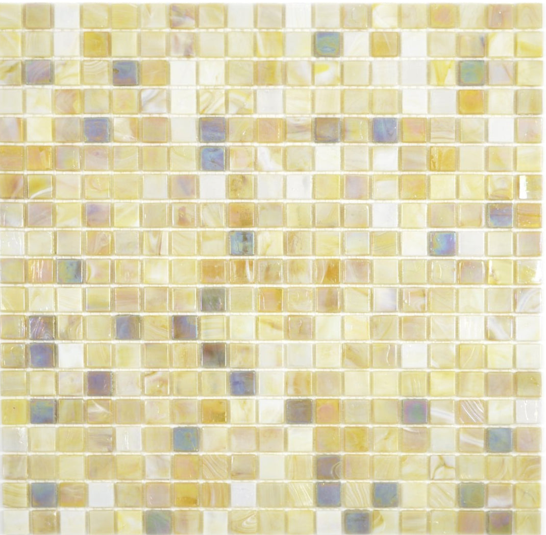 Glasmosaikfliese Summer Day 15 mm für Bad Küche Wand Boden