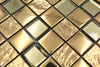 Glasmosaikfliesen Bern Gold 300 x 300 mm Plättli