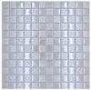 Glasperl Weiss Metallic Mosaikfliese