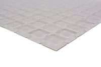 Glas Perlmutt Weiss Metallic Mosaikfliese