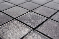 Glas Schwarz Mosaik Fliesen