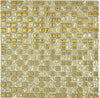 Gold Crystal Mosaikfliese Glanz 30x30 cm