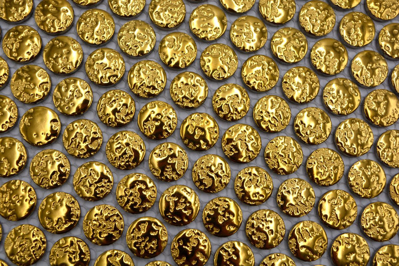 Gold Knopf Keramik Mosaikfliesen