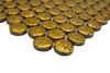 Gold Knopf Keramik Mosaikfliese Plättli