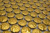 Gold Knopf Keramik Mosaikfliesen Plättli