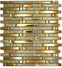 Gold Lux 3D Mix Mosaikfliese