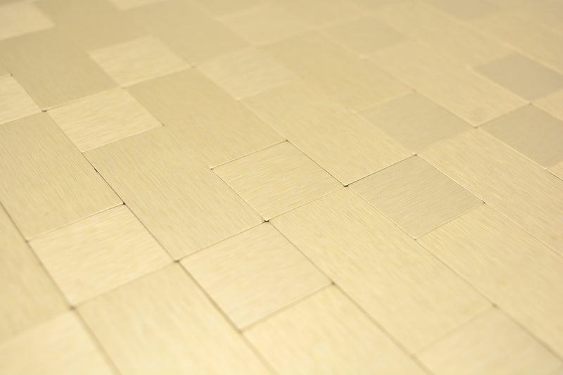 Gold Luxury Mix Selbstklebende Mosaikfliesen Plättli Bad