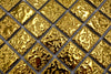 Gold Keramik Mosaik Fliese