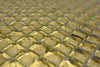 Goldkristall Mosaikfliese Diamant 3D Glasoptik