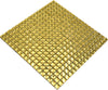 Goldkristall Mosaikfliese Diamant 3D Glasoptik Plättli