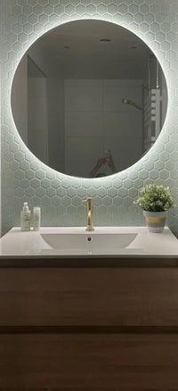 Grün Glanz Porzellan Hexagon Mosaikfliese Bad