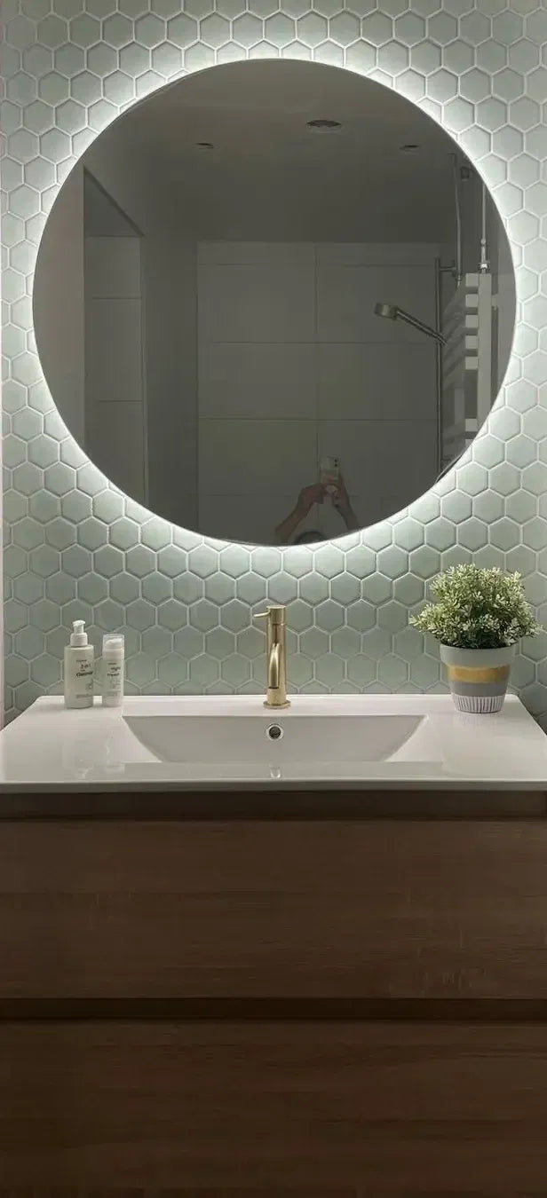 Grün Glanz Porzellan Hexagon Mosaikfliese Bad