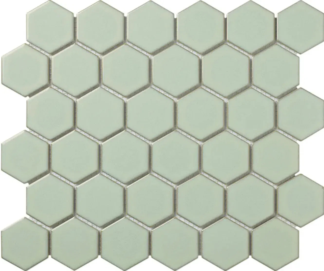 Grün Glanz Porzellan Hexagon Mosaikfliese