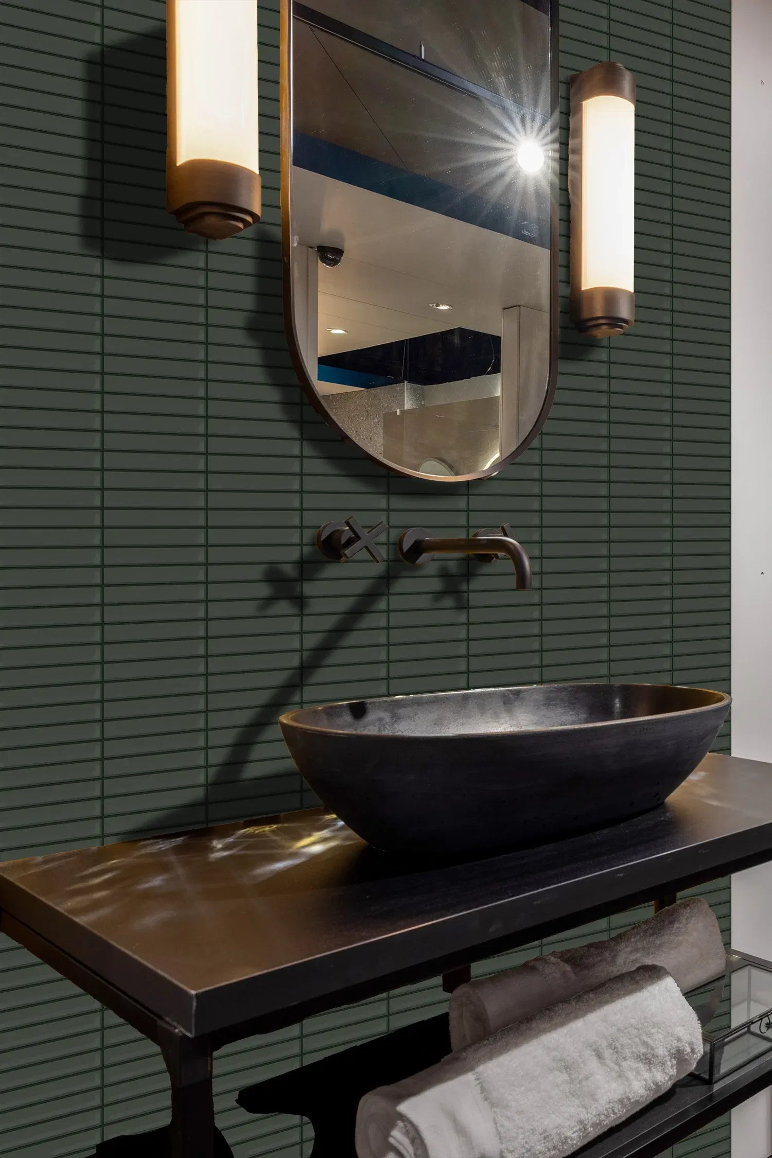 Tannen Grün Kitkat Stick Porzellan Mosaikfliese Rückwandfliese Badezimmer Günstig Kaufen