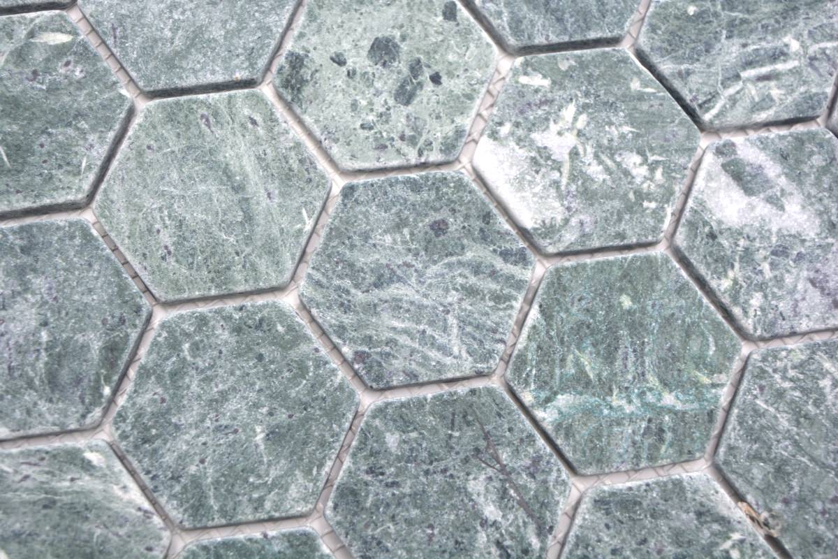 Grün Marmor Hexagon Mosaikfliese
