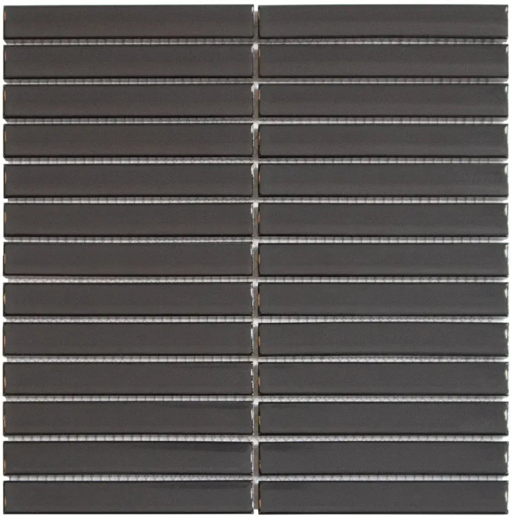 Graphit Carbon Porzellan Kitkat Stick Mosaikfliese