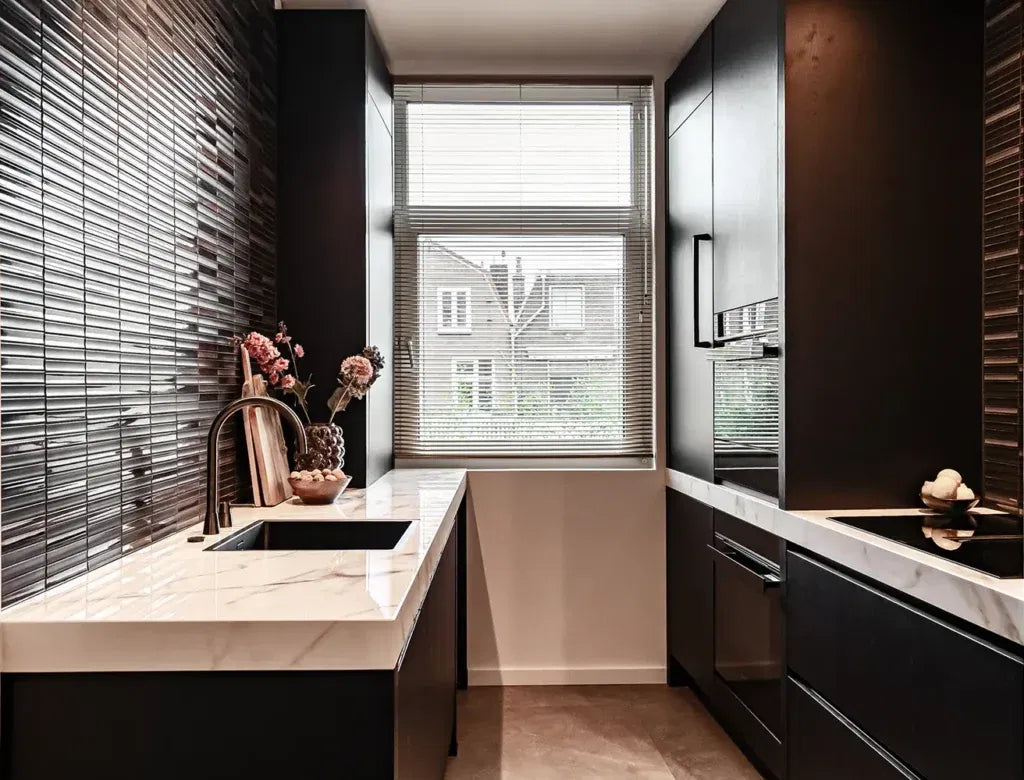 Graphit Grau Schwarz Porzellan Kitkat Stick Mosaikfliese Küchen Wand Plättli Schweiz