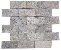 Grau Brick Splitface Mosaikfliese