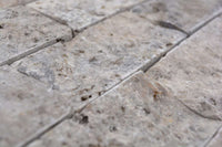 Grau Brick Splitface Mosaikfliese Travertin Fliesen Kaufen