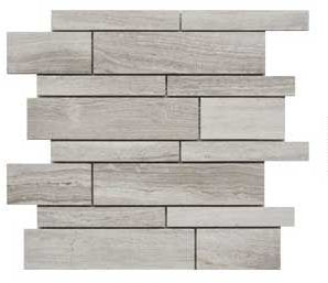 Grau Carrara Marmor Stein Mix Platten Mosaik Fliesen