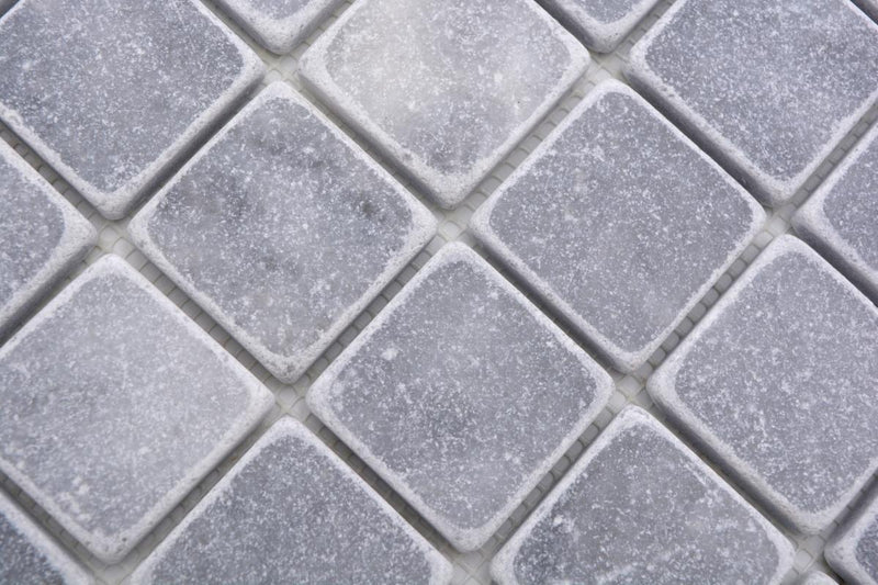 Grau Marmor Quadrat Naturstein Mosaikfliesen Wand und Boden Fliesen