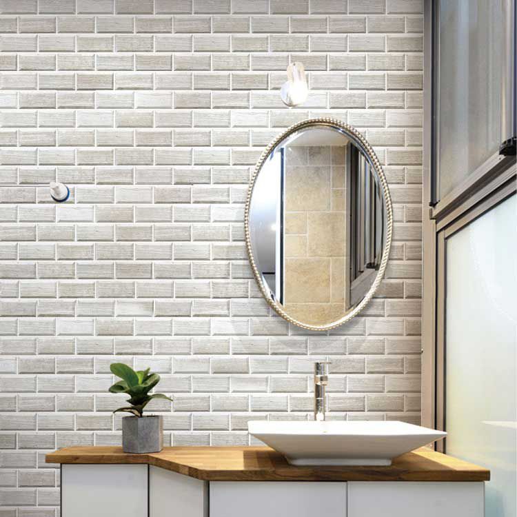 Grau Marmor Stein Mosaik Fliese