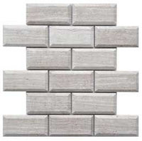 Grau Marmor Stein Mosaik Fliese Ziegel