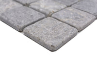 Grau Naturstein Marmor Mosaikfliese Wand und Boden Mosaik