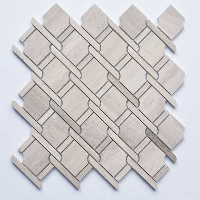 Greten Marmor Grau Mosaik Fliese