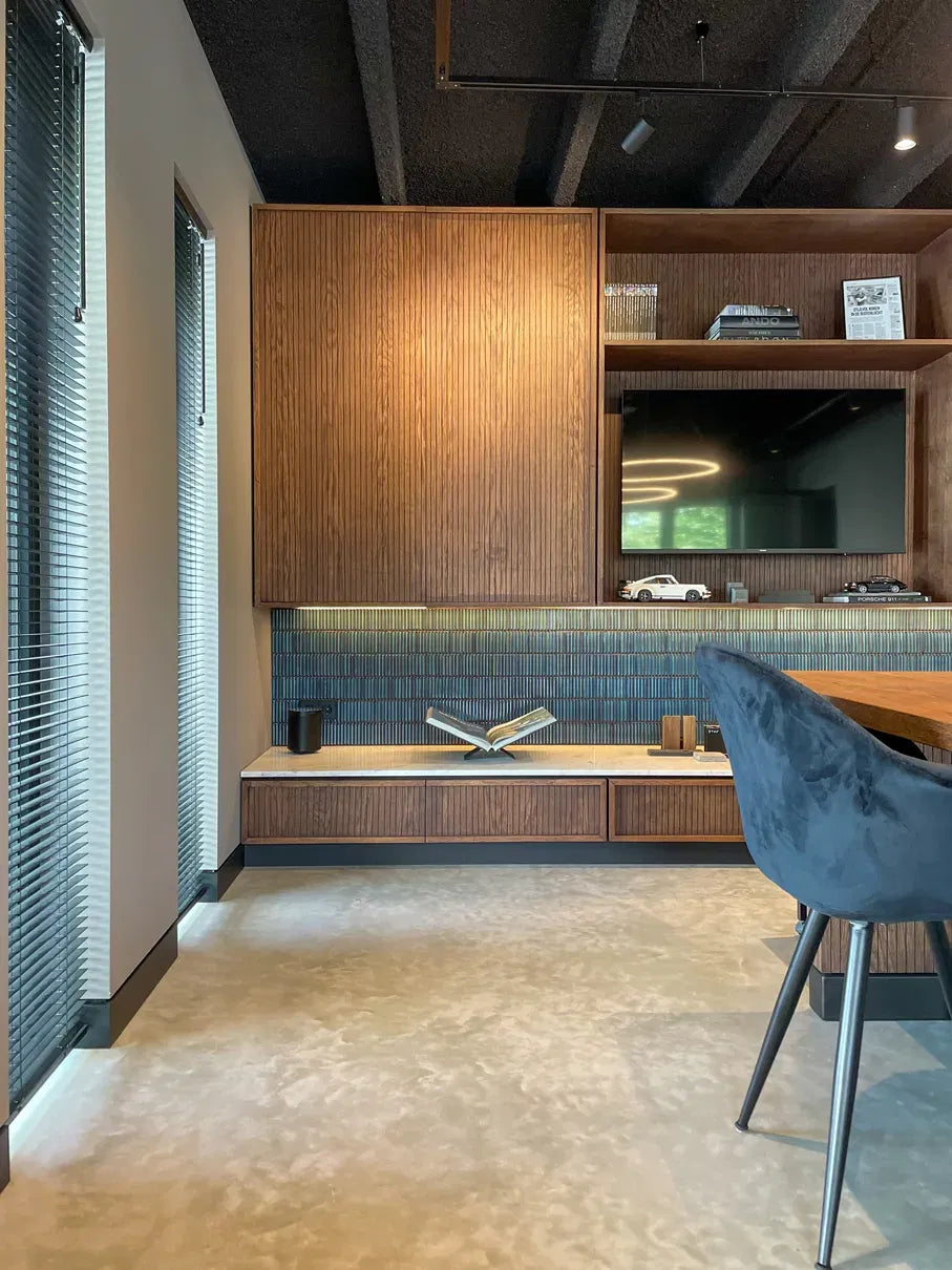 Blau KitKat Mini Glanz Porzellan Mosaikfliese Wand Deko Inneneinrichtung