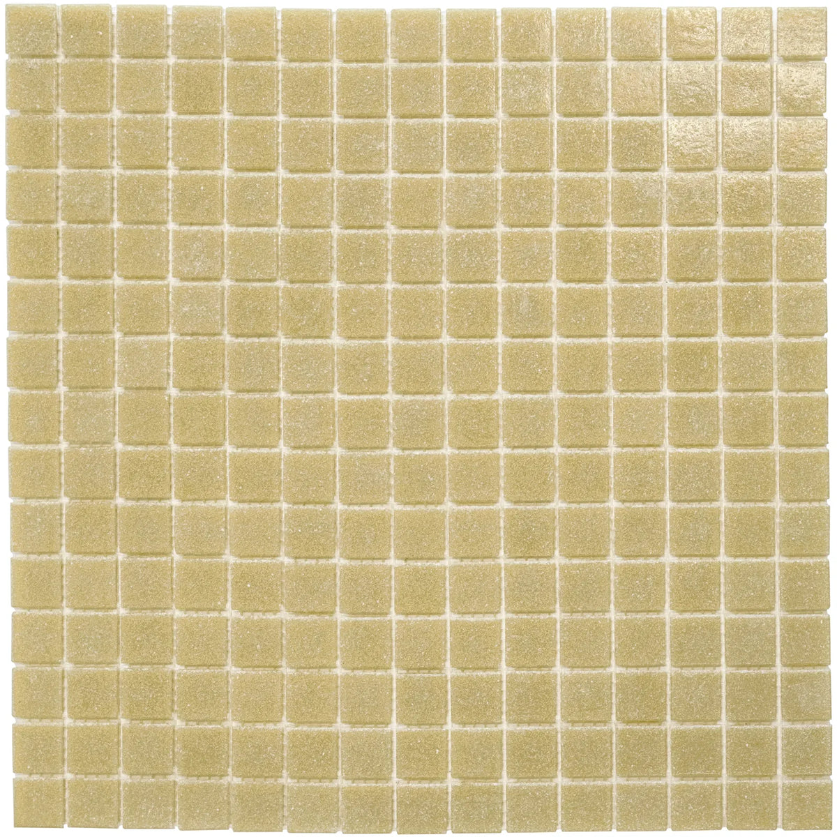 Hell Braun Körnig Quadrat Glas Mosaik Fliese