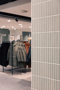 Hell Grau Glanz Kit Kat Porzellan Mosaikfliese Moderne Inneneinrichtung