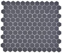 Hexagon Schwarz Anti Rutsch Mosaik Fliese