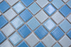  Blau Mix Glanz Mosaik Fliese