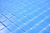 Himmelblau Glasmosaik Matte 20x20 mm Schweiz