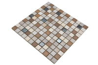 Holz Braun Beige Mosaikfliese - Wand und Boden Fliese