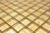 Gold Glasmosaik Fliese - 8 mm Ecke