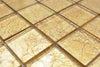Honig Gold Glasmosaik Fliese - 8 mm